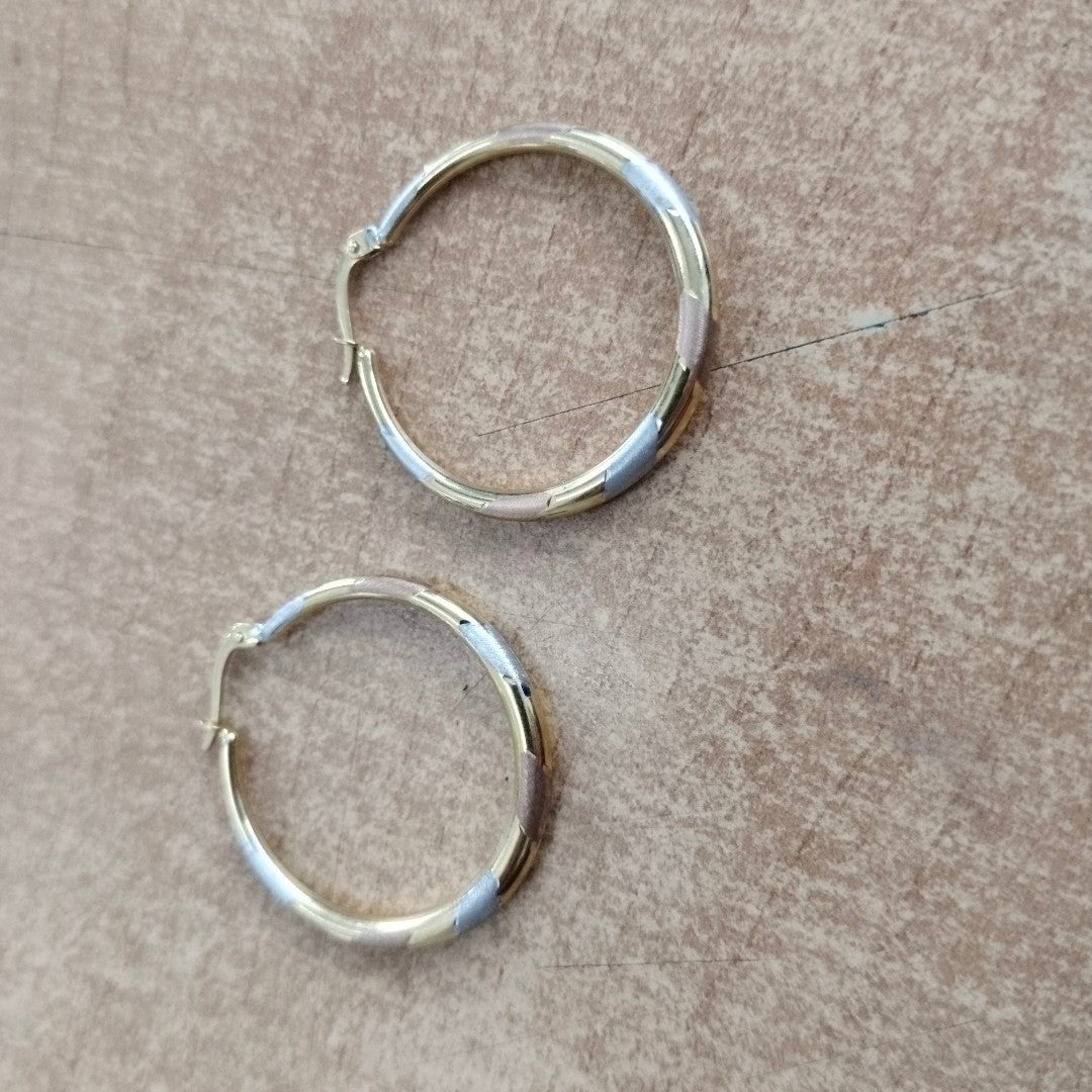 ARRACADAS PAR ORO 10 K 2.4 GRMS (SEMINUEVO)