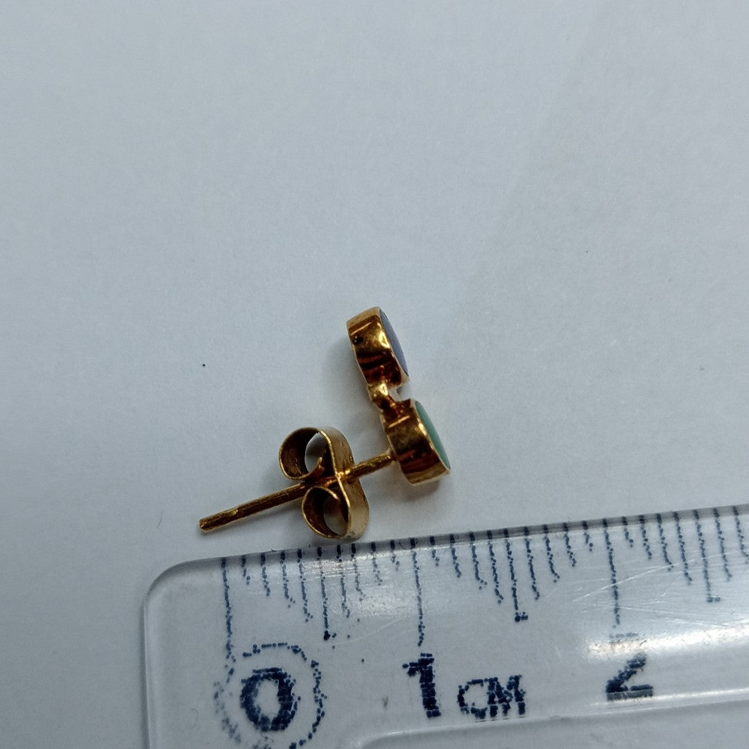 BROQUELES PAR ORO 18 K 1.4 GRMS (SEMINUEVO)