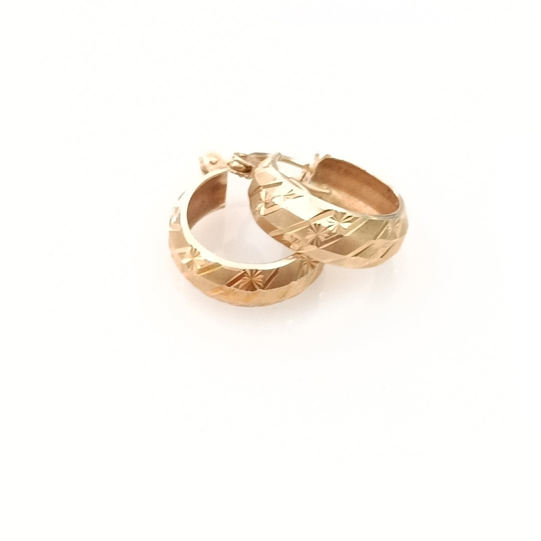 ARRACADAS PAR ORO 10 K 1.9 GRMS (SEMINUEVO)