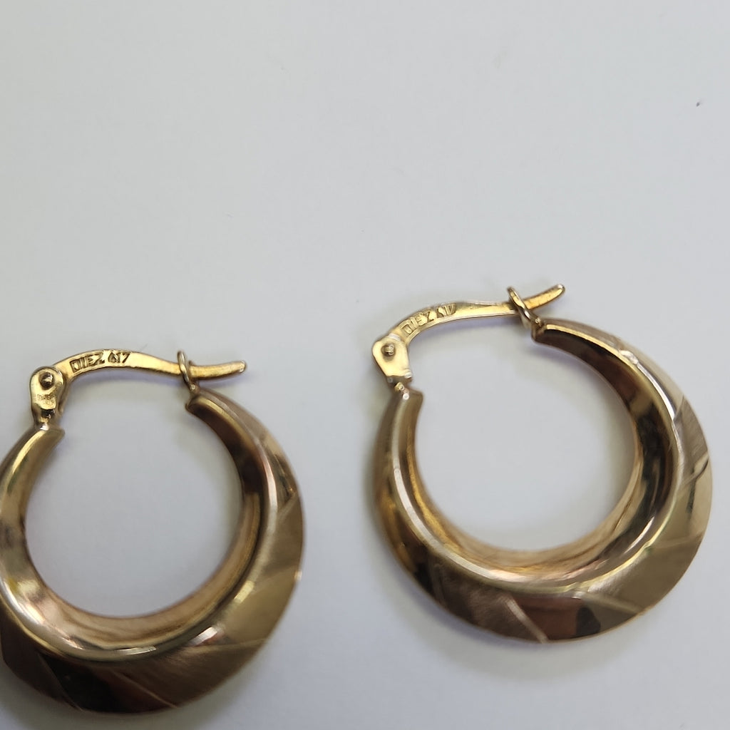 ARRACADAS PAR ORO 10 K 1.6 GRMS (SEMINUEVO)
