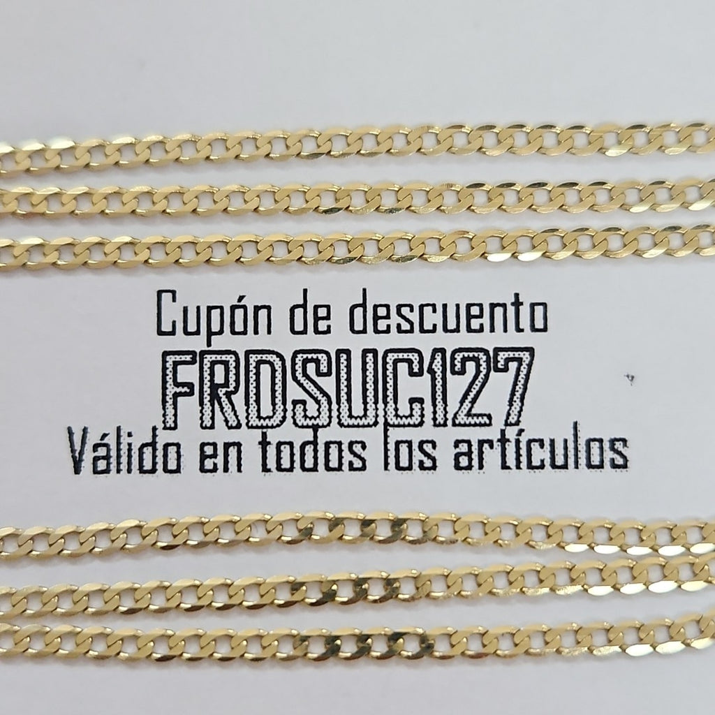 CADENAS BARBADA AMARILLA ORO 14K 2 (NUEVO)