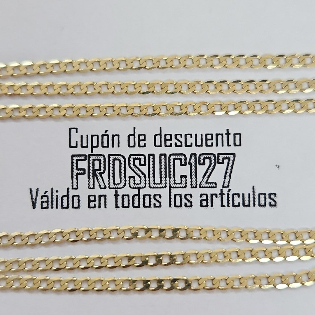 CADENAS BARBADA AMARILLA ORO 14K 2 (NUEVO)