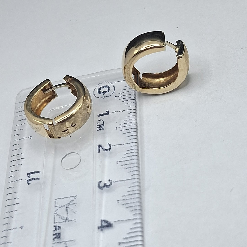 ARETES PAR ORO 14 K 3.2 GRMS (SEMINUEVO)