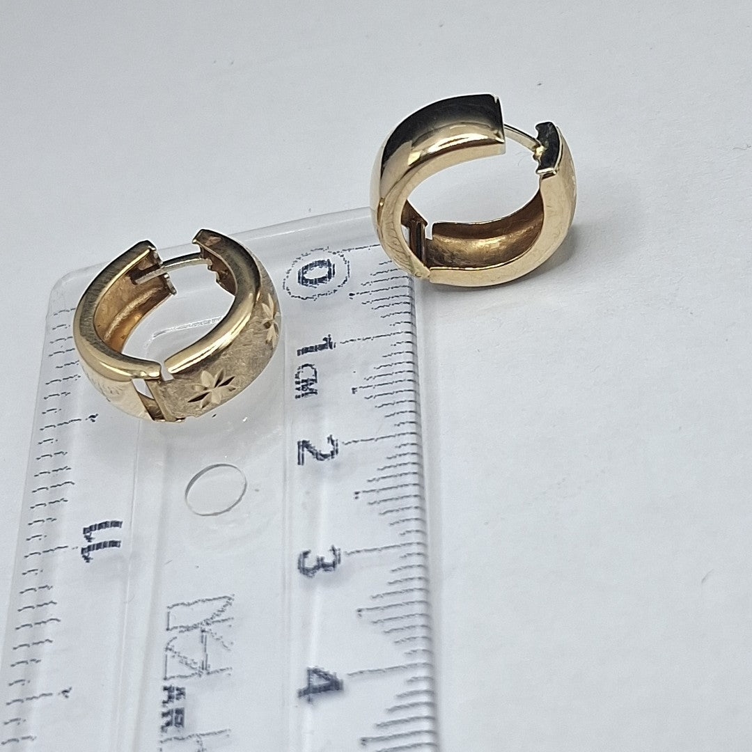 ARETES PAR ORO 14 K 3.2 GRMS (SEMINUEVO)
