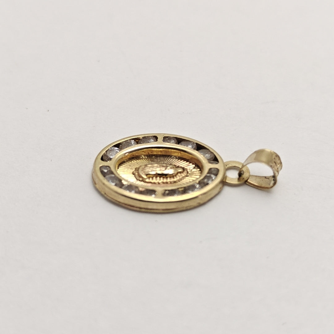 MEDALLA RELIGIOSA ORO 10 K 0,80 GRMS (SEMINUEVO)