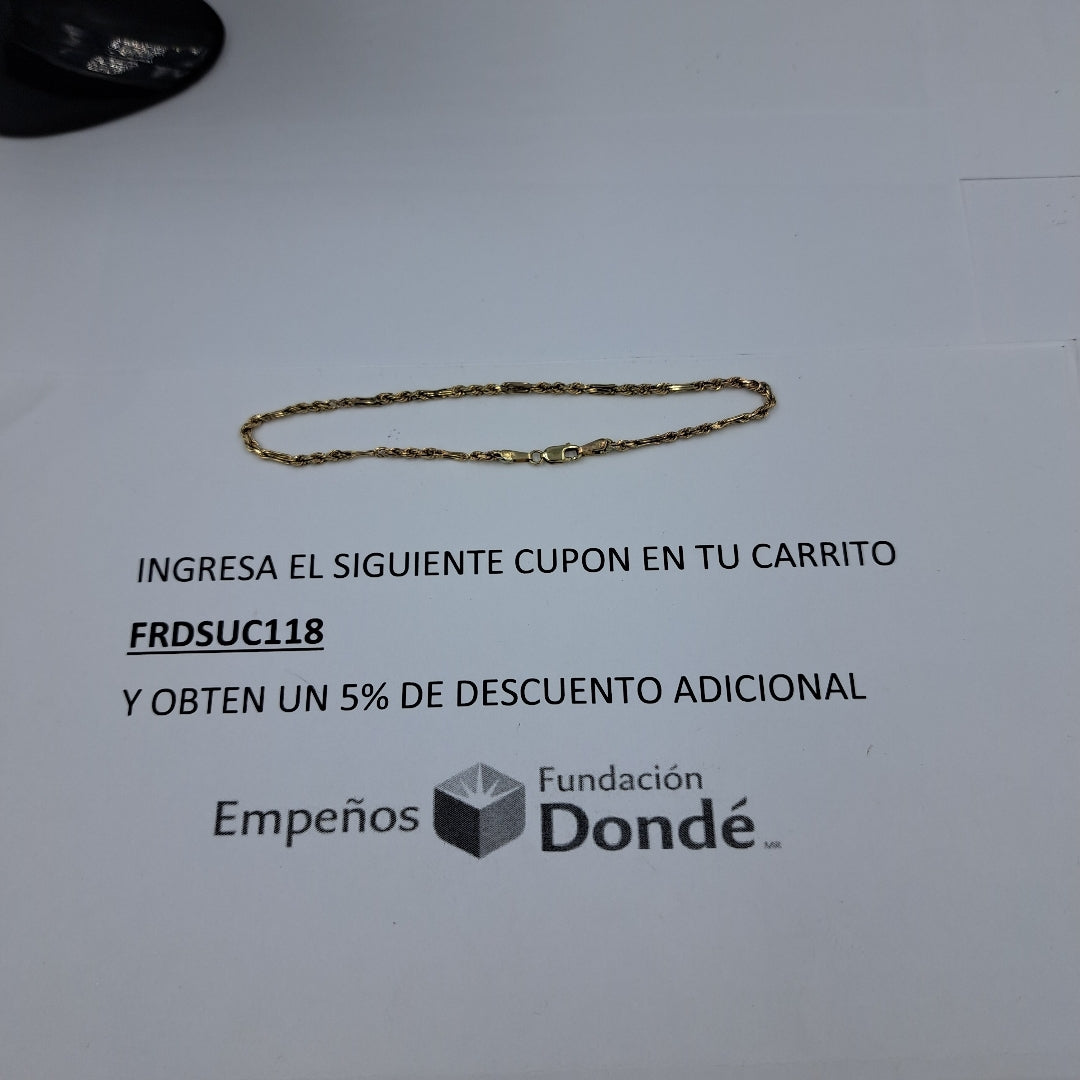 PULSERA ORO 10 K 1.7 GRMS (SEMINUEVO)
