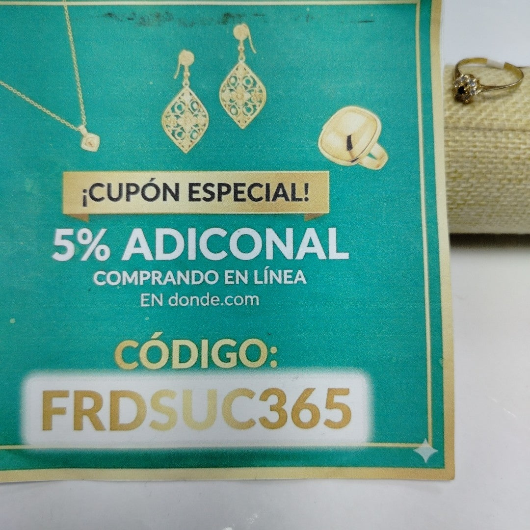 ANILLITO ORO 14 K 1.6 GRMS (SEMINUEVO)