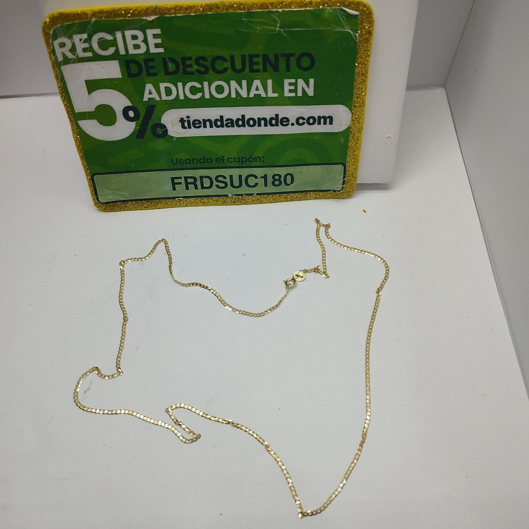 CADENAS BARBADA AMARILLA ORO 14K 2.1 (NUEVO)