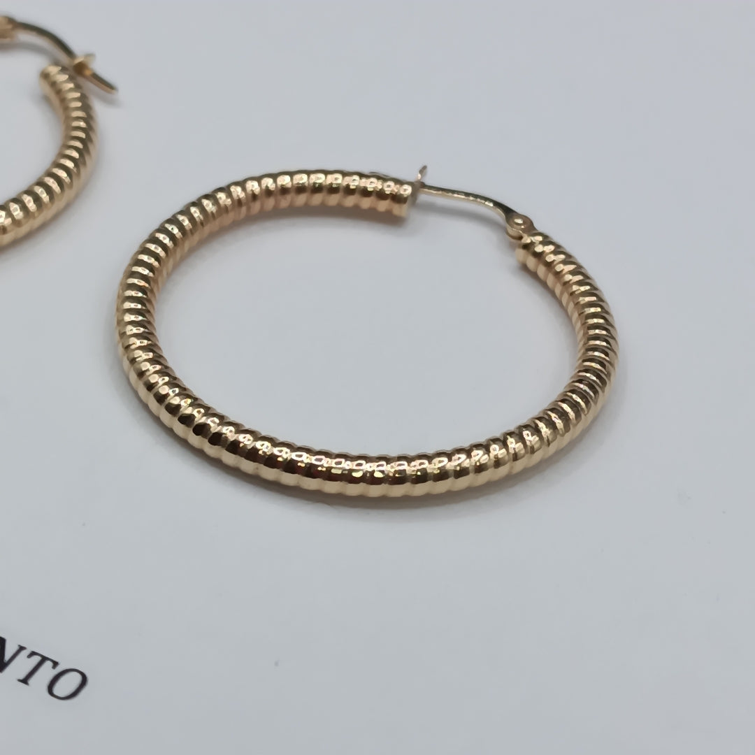 ARRACADAS PAR ORO 14 K 3,00 GRMS (SEMINUEVO)
