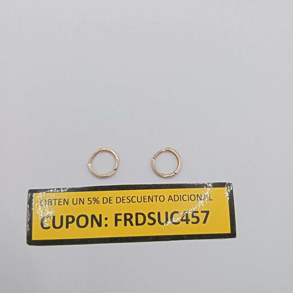 ARRACADAS PAR ORO 10 K 0,80 GRMS (SEMINUEVO)