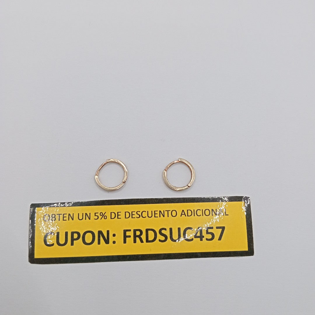 ARRACADAS PAR ORO 10 K 0,80 GRMS (SEMINUEVO)
