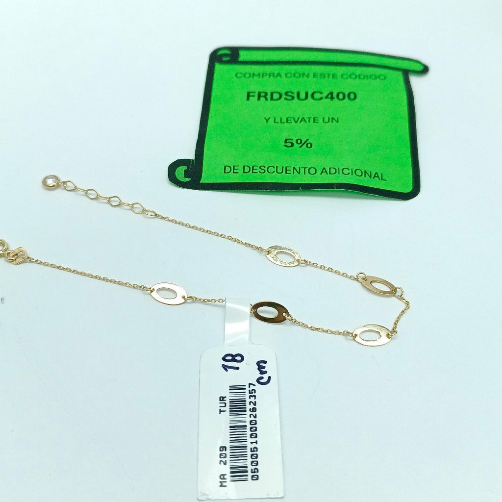 PULSERAS DAMA ORO 14K 1 (NUEVO)