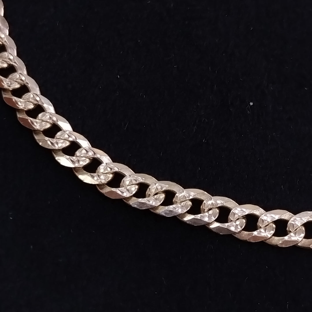 PULSERA BARBADA 14K 21 CM 7.5 GR (NUEVO)