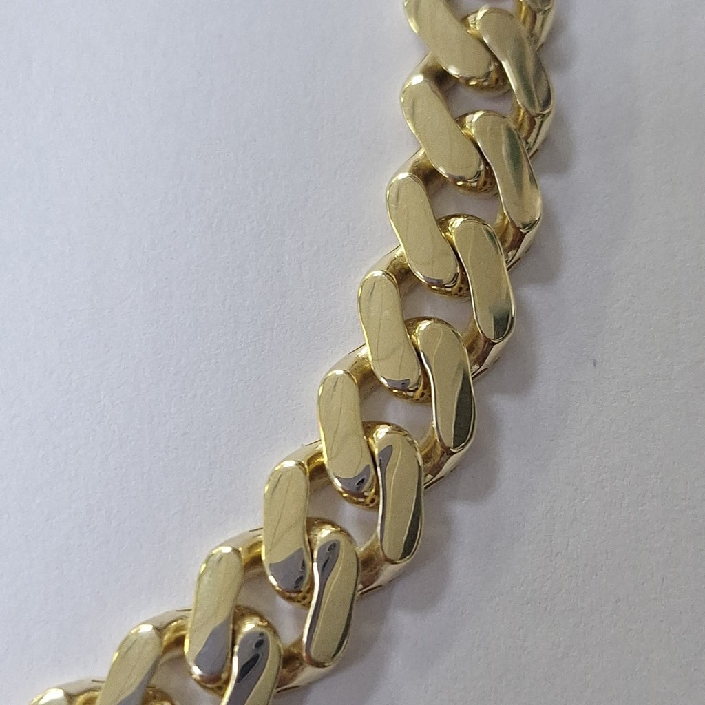 PULSERA CABALLERO MONACO ORO 14K 13.5 (NUEVO)