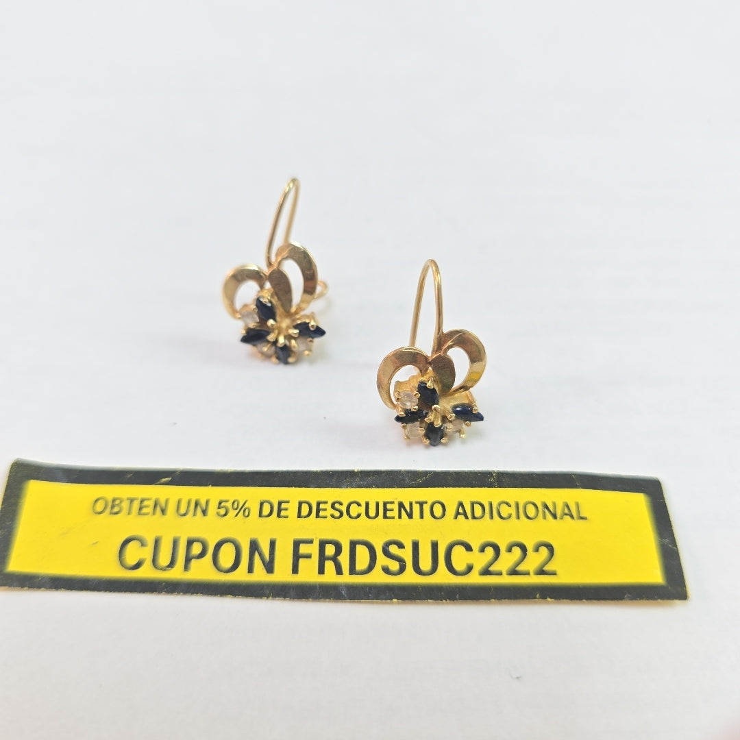 ARETES PAR ORO 10 K 2.8 GRMS (SEMINUEVO)