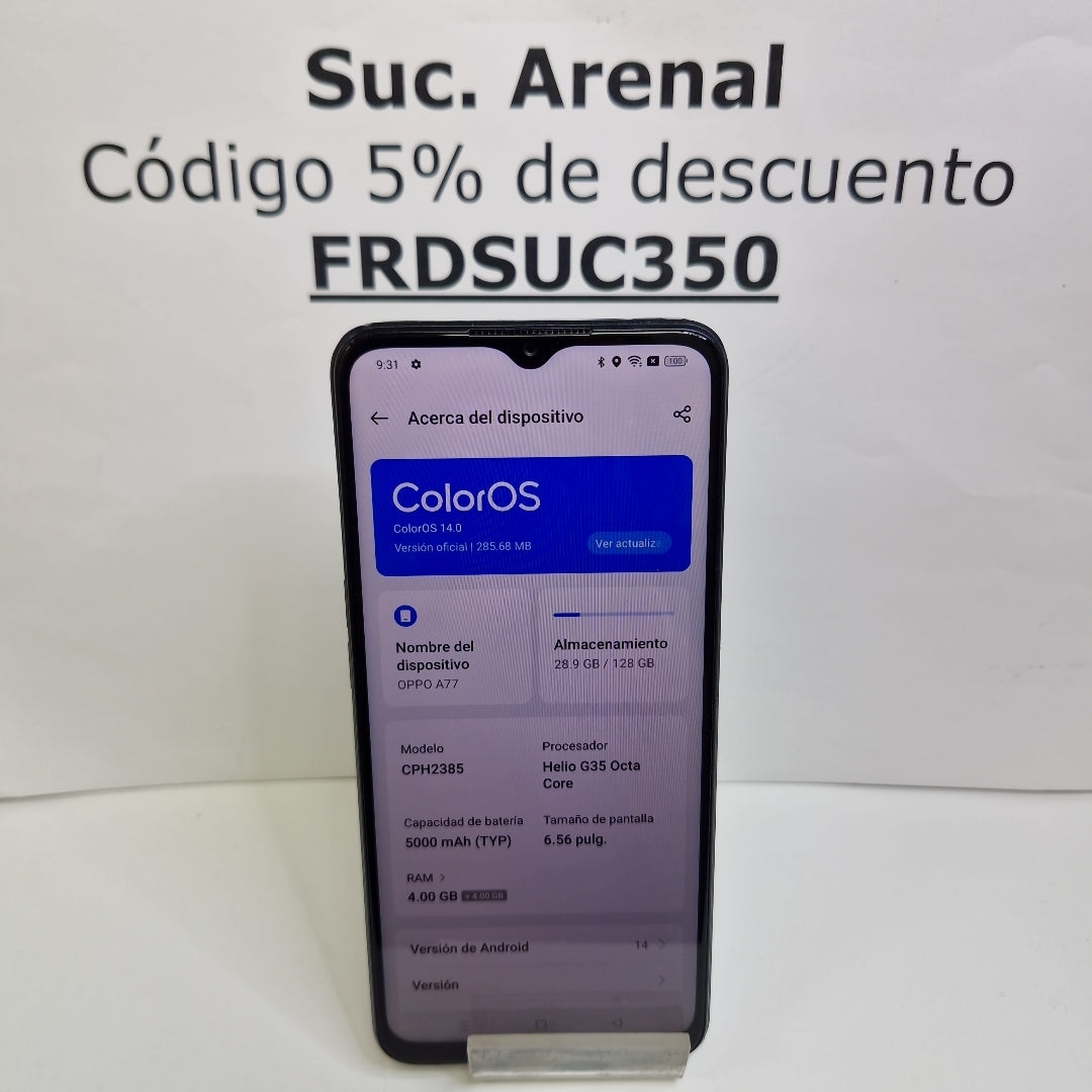 CELULAR OTRAS MARCAS OTROS MODELOS 128 GB 4 GB RAM (SEMINUEVO)