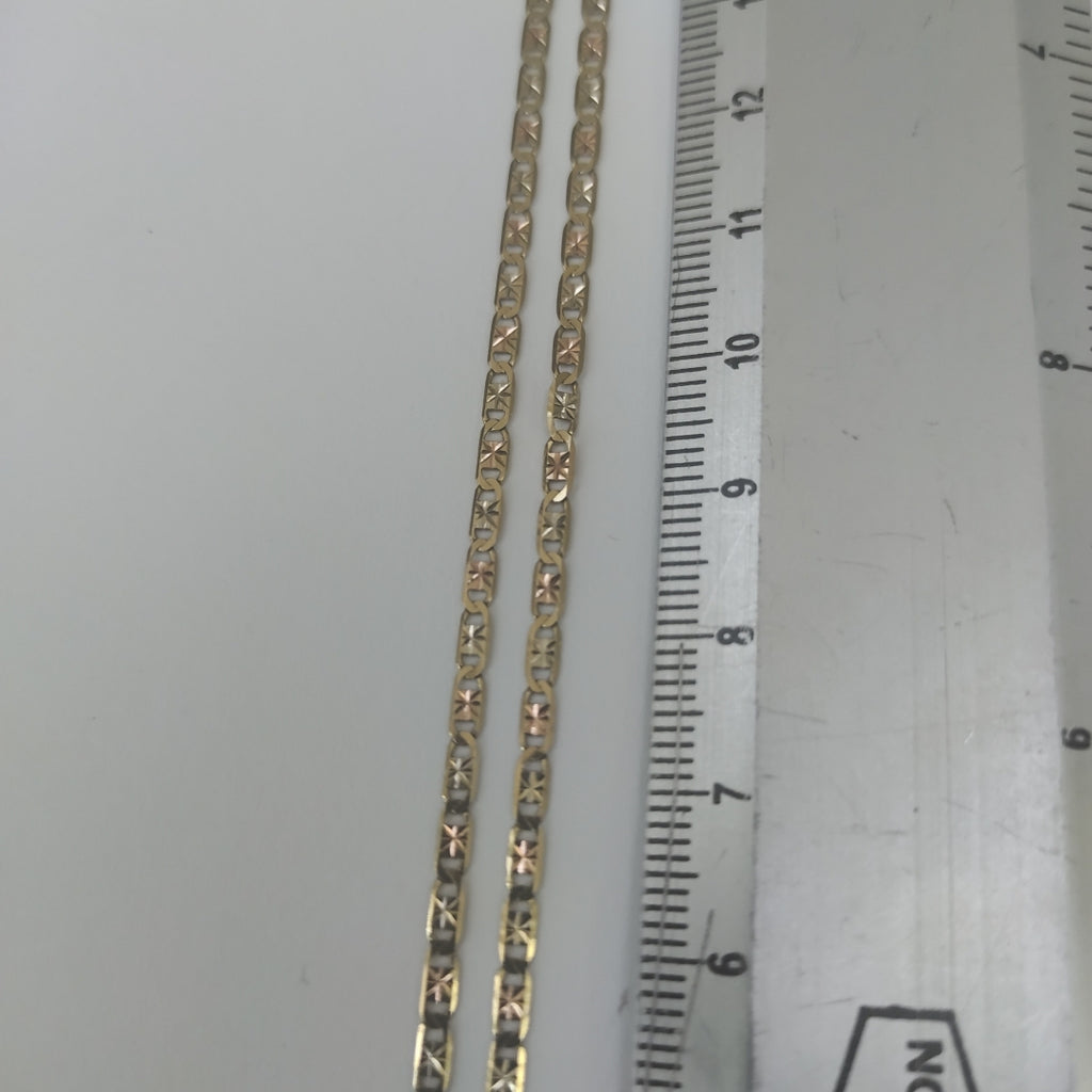CADENA, DIJE ORO 10 K 3.9 GRMS (SEMINUEVO)