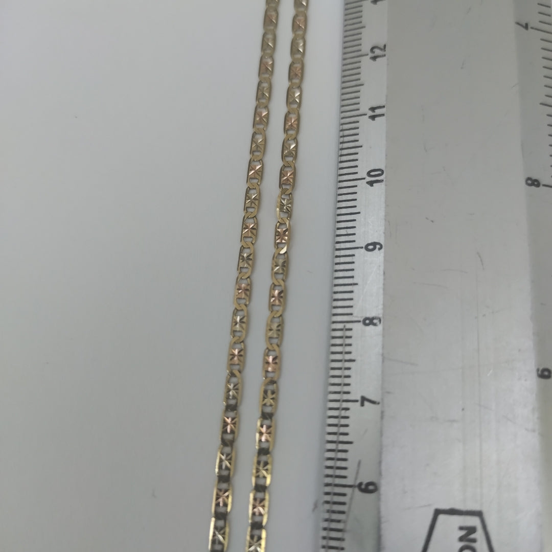 CADENA, DIJE ORO 10 K 3.9 GRMS (SEMINUEVO)