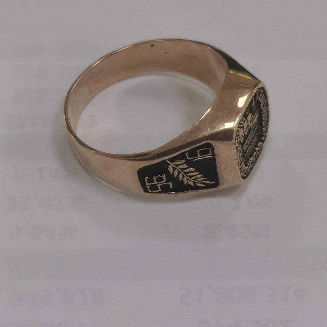 ANILLO DE GRADUACIÓN ORO 10 K 7 GRMS (SEMINUEVO)