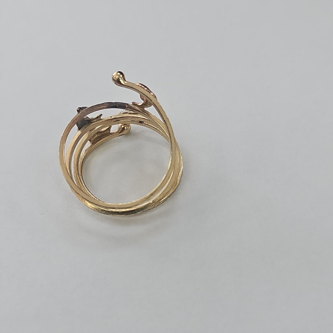 ANILLO ORO 10 K 3,00 GRMS (SEMINUEVO)