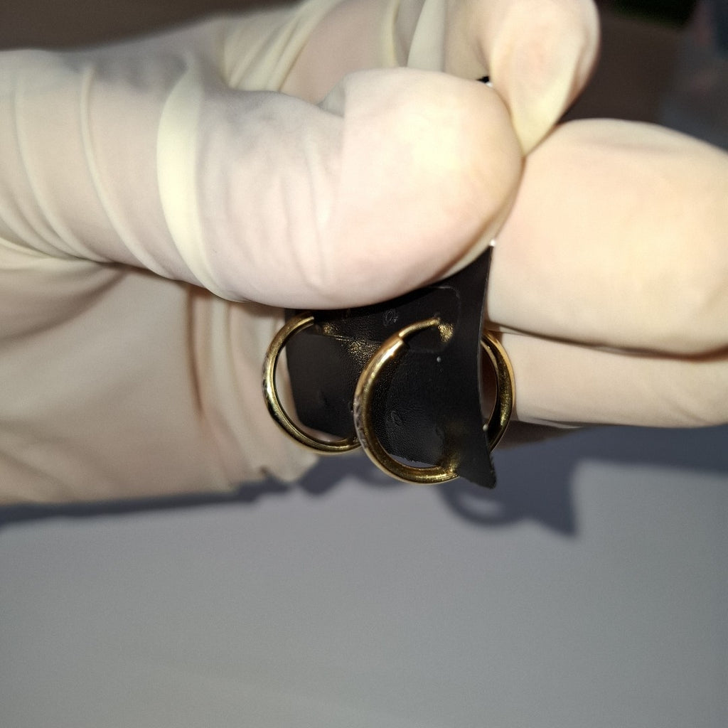 ARRACADAS PAR ORO 14 K 1.4 GRMS (SEMINUEVO)