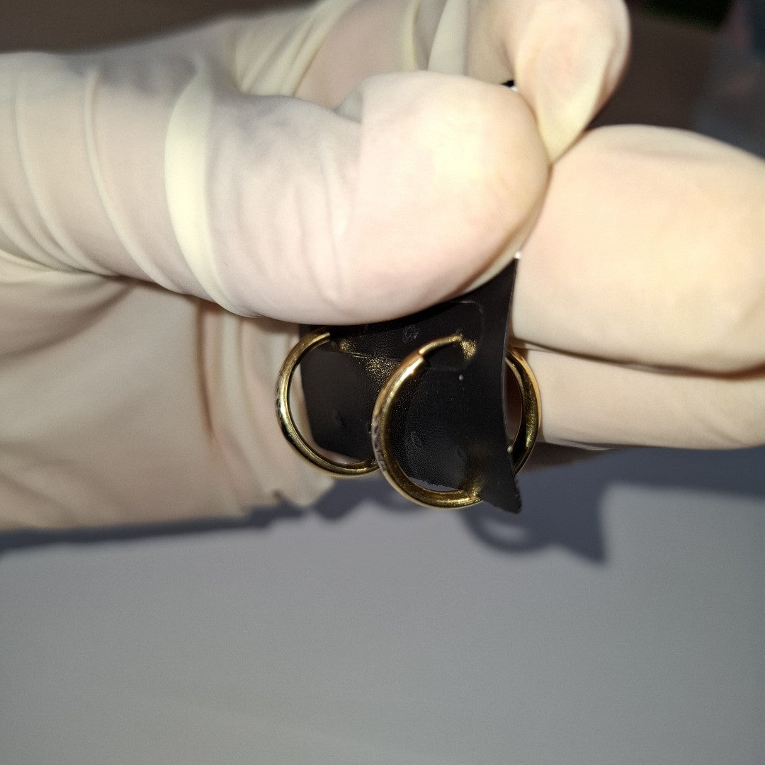 ARRACADAS PAR ORO 14 K 1.4 GRMS (SEMINUEVO)