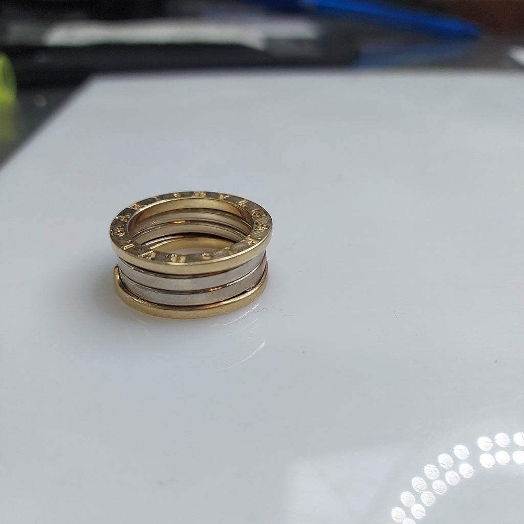 ANILLO ORO, ORO COMBINADO 14 K 10.6 GRMS (SEMINUEVO)