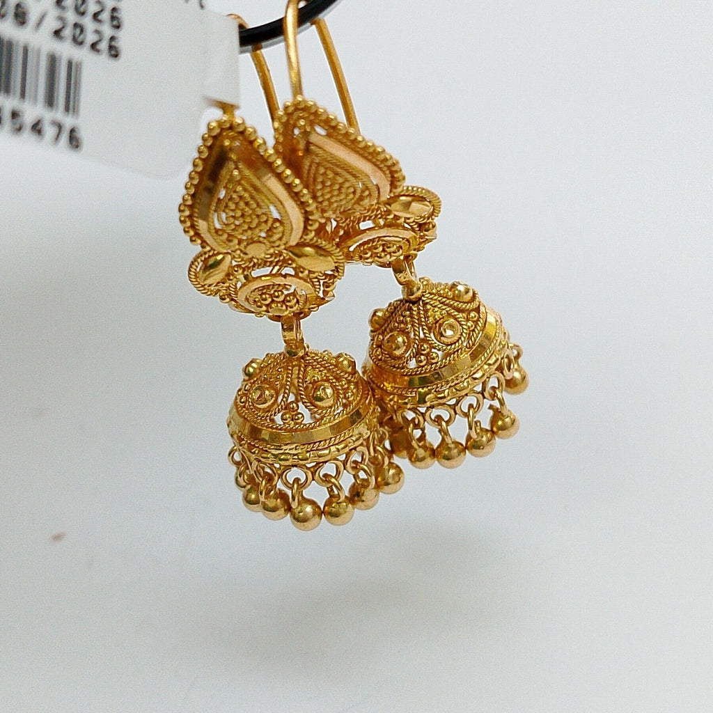 ARETES PAR ORO 21 K 8.4 GRMS (SEMINUEVO)