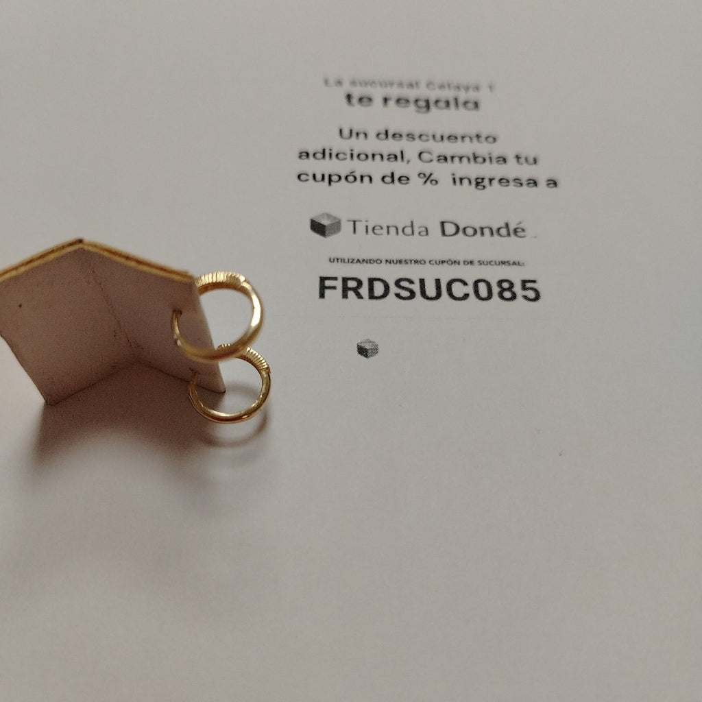 HUGGIES ORO 14K 1.3 (NUEVO)