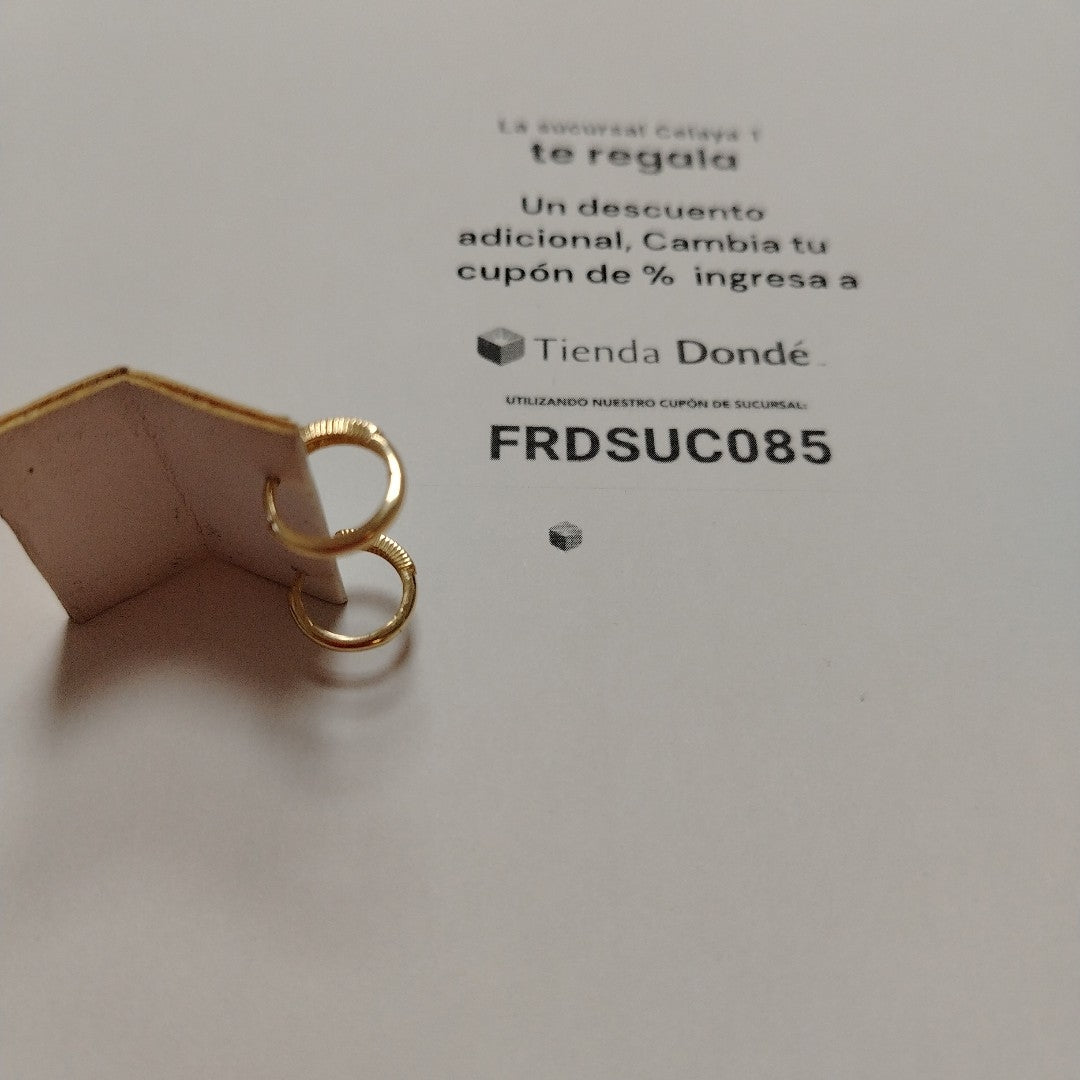 HUGGIES ORO 14K 1.3 (NUEVO)