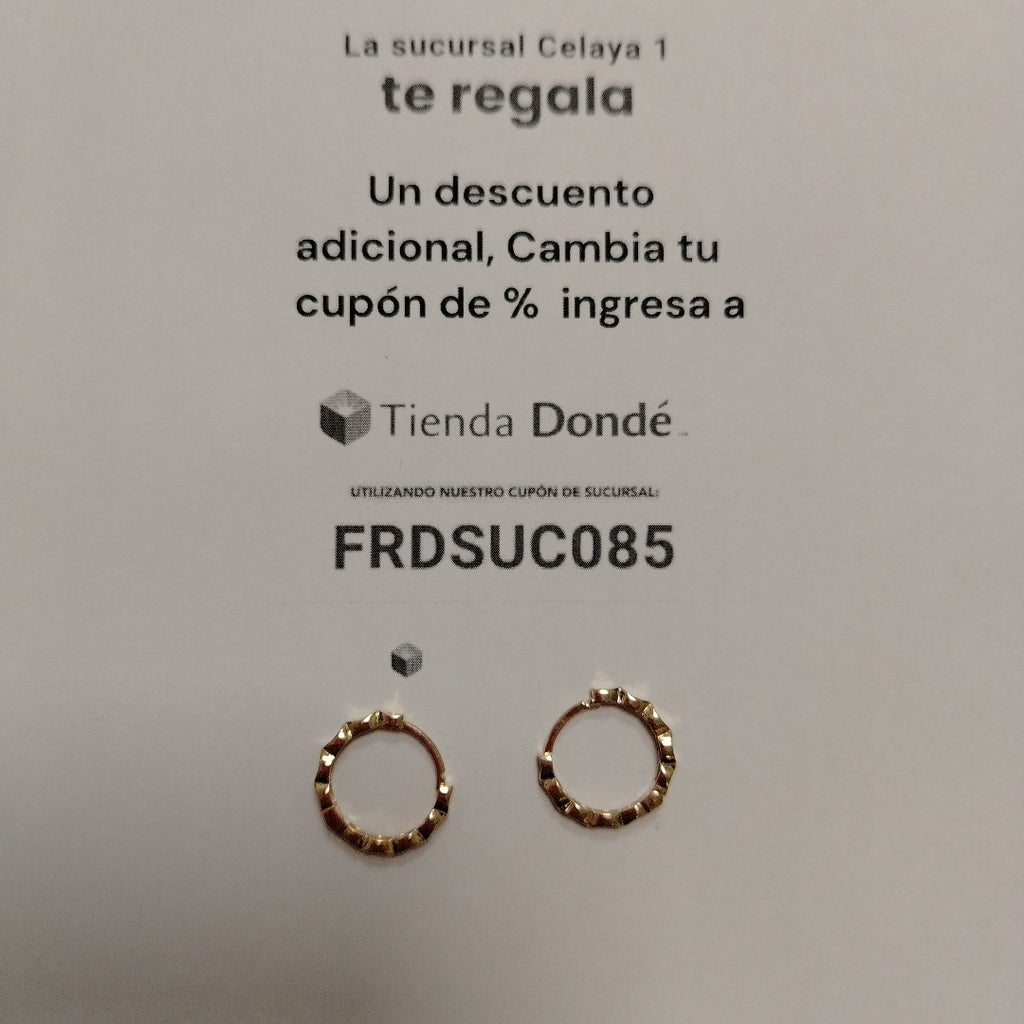 HUGGIES ORO 14K 1.9 (NUEVO)