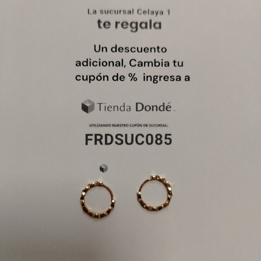 HUGGIES ORO 14K 1.9 (NUEVO)