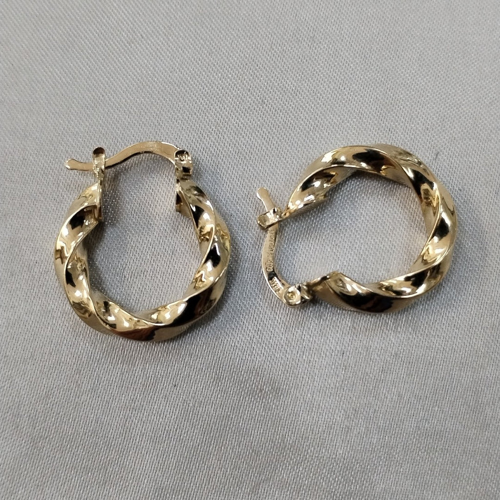 ARETES ARRACADA TORZAL 14K 1.9 GR (NUEVO)
