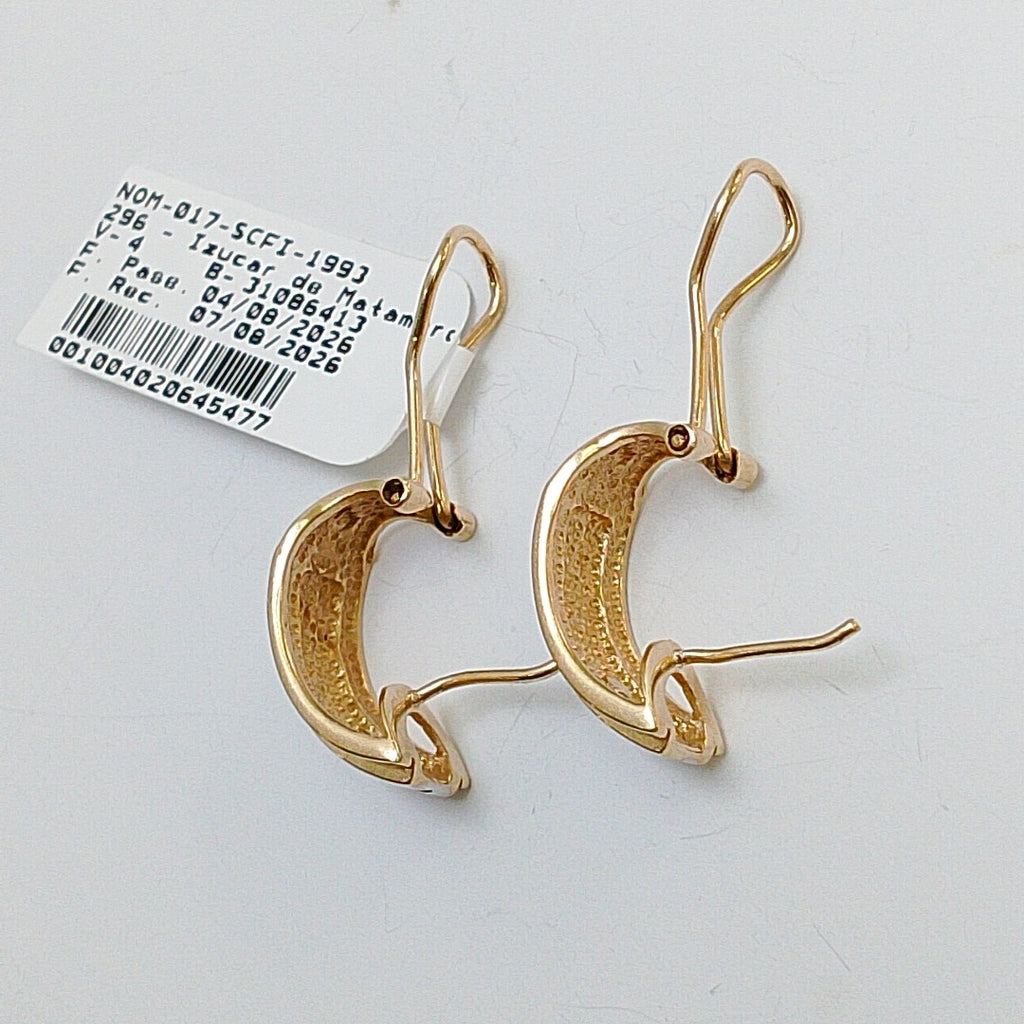 ARETES PAR ORO 14 K 7 GRMS (SEMINUEVO)