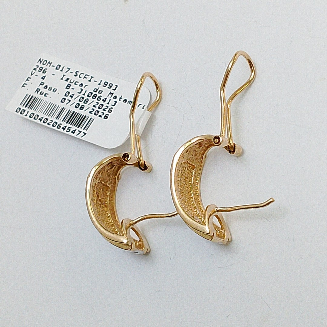 ARETES PAR ORO 14 K 7 GRMS (SEMINUEVO)
