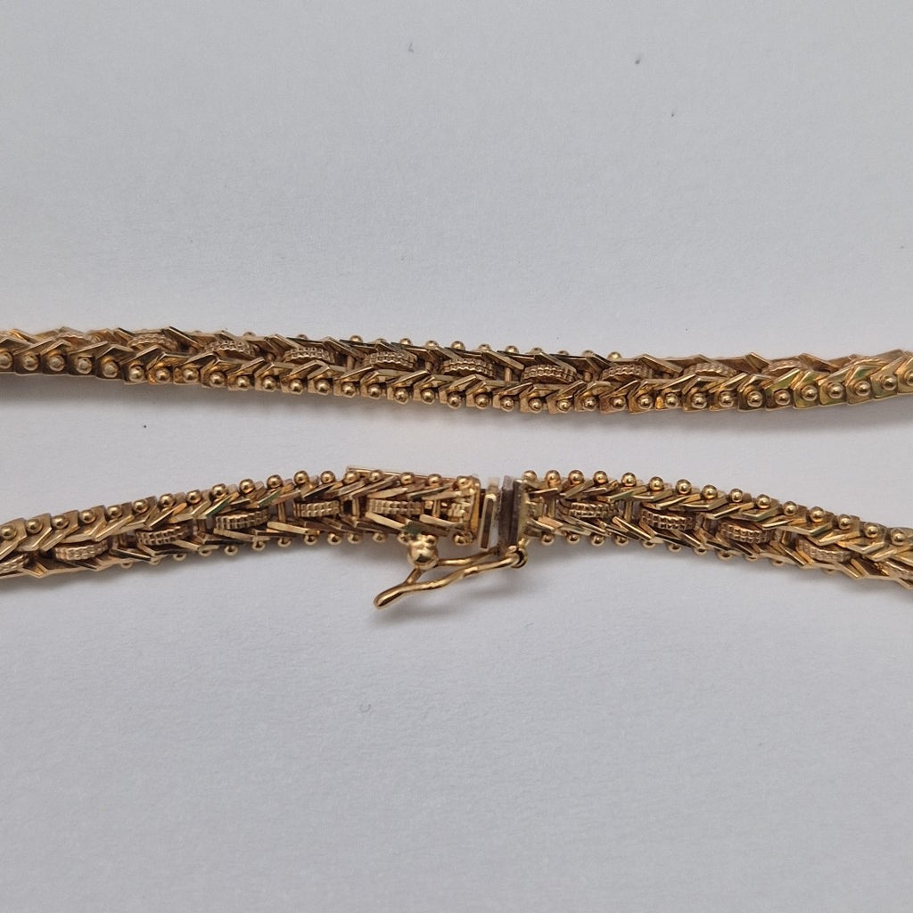 PULSERA ORO COMBINADO 14 K 11,70 GRMS (SEMINUEVO)