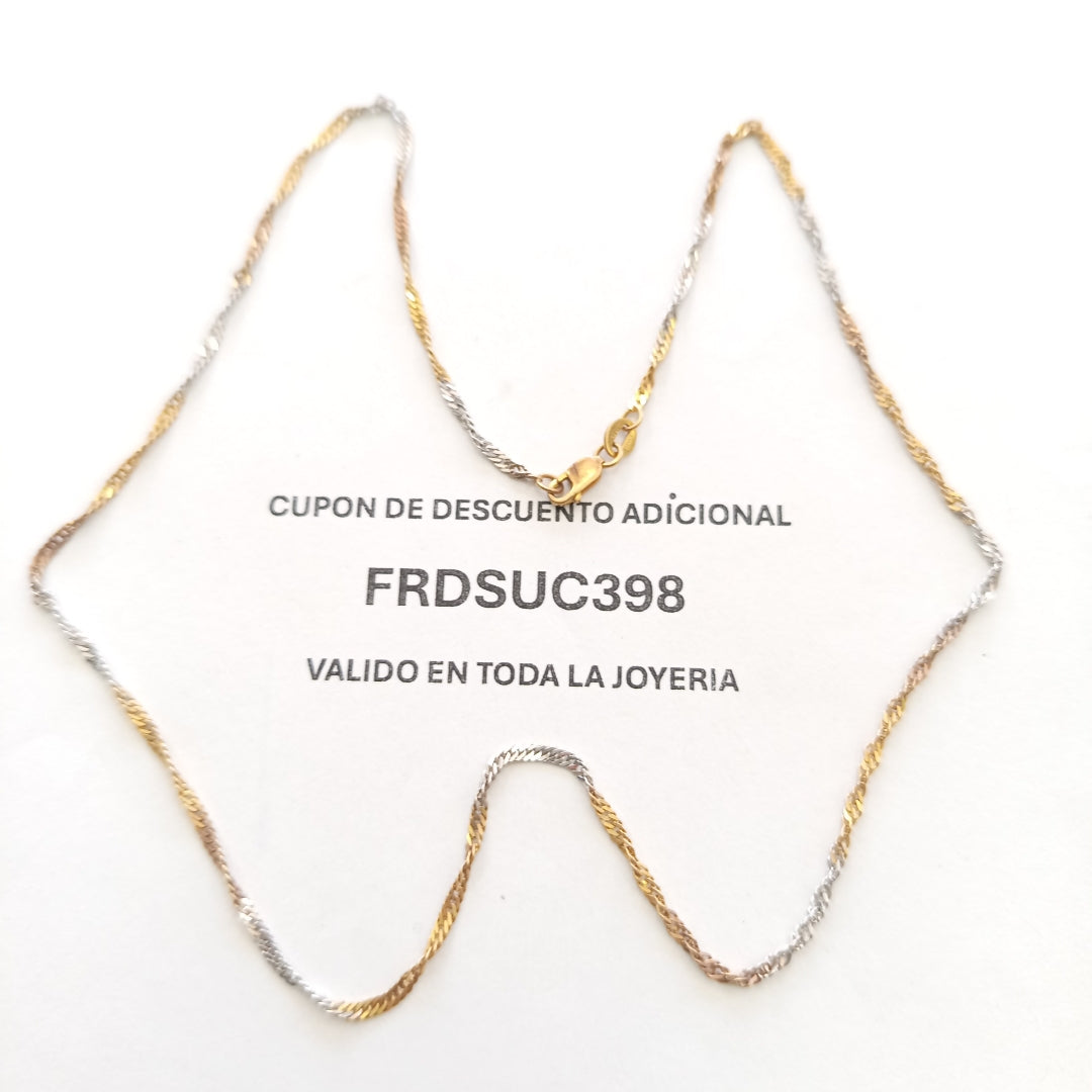 CADENA ORO 10 K 3.5 GRMS (SEMINUEVO)