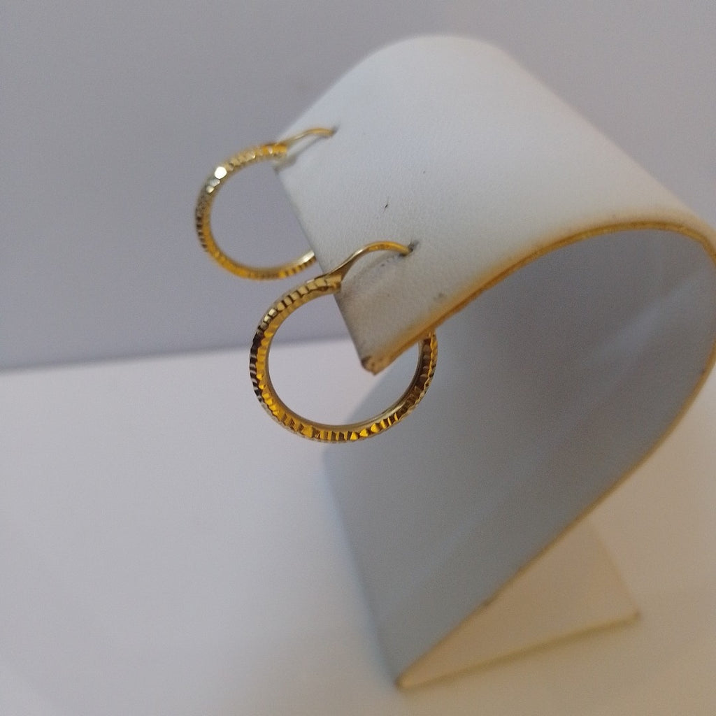 ARRACADAS PAR ORO 14 K 1.8 GRMS (SEMINUEVO)