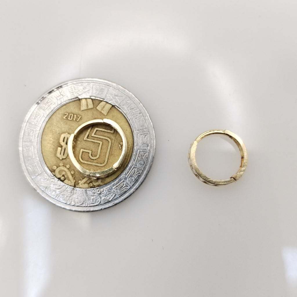 ARRACADAS PAR ORO 14 K 0.8 GRMS (SEMINUEVO)