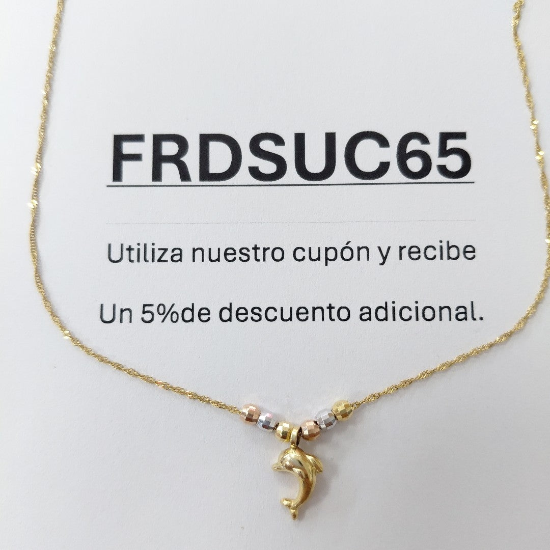 GARGANTILLA ORO 14 K 1.4 GRMS (SEMINUEVO)