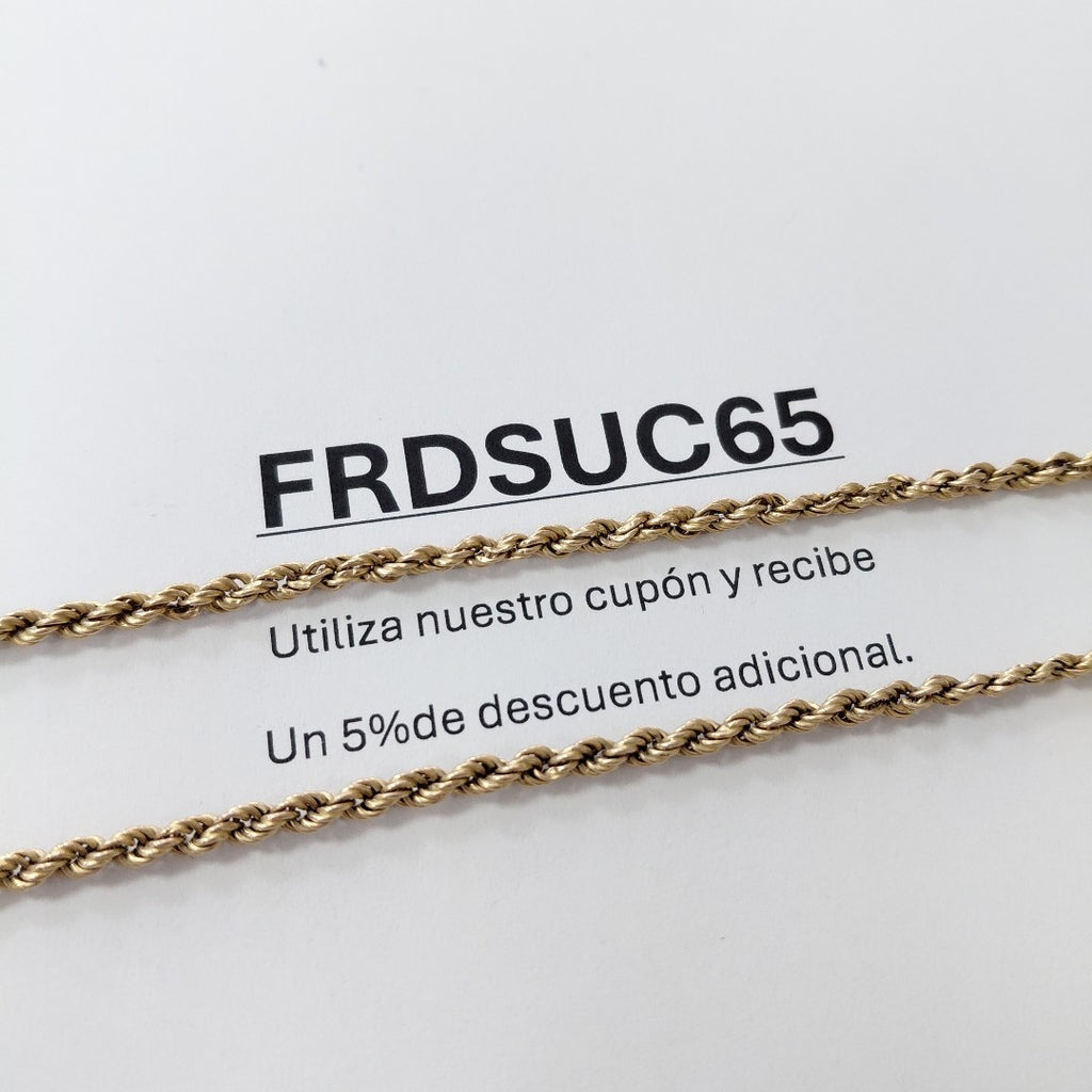 CADENA ORO 10 K 6,50 GRMS (SEMINUEVO)
