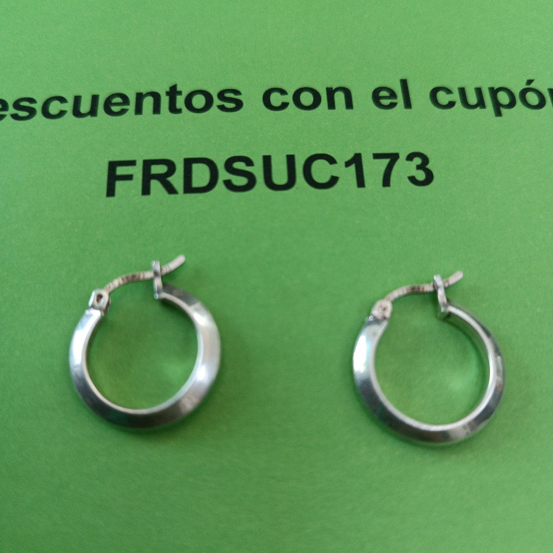 ARRACADAS PAR PLATA 1.7 GRMS (SEMINUEVO)