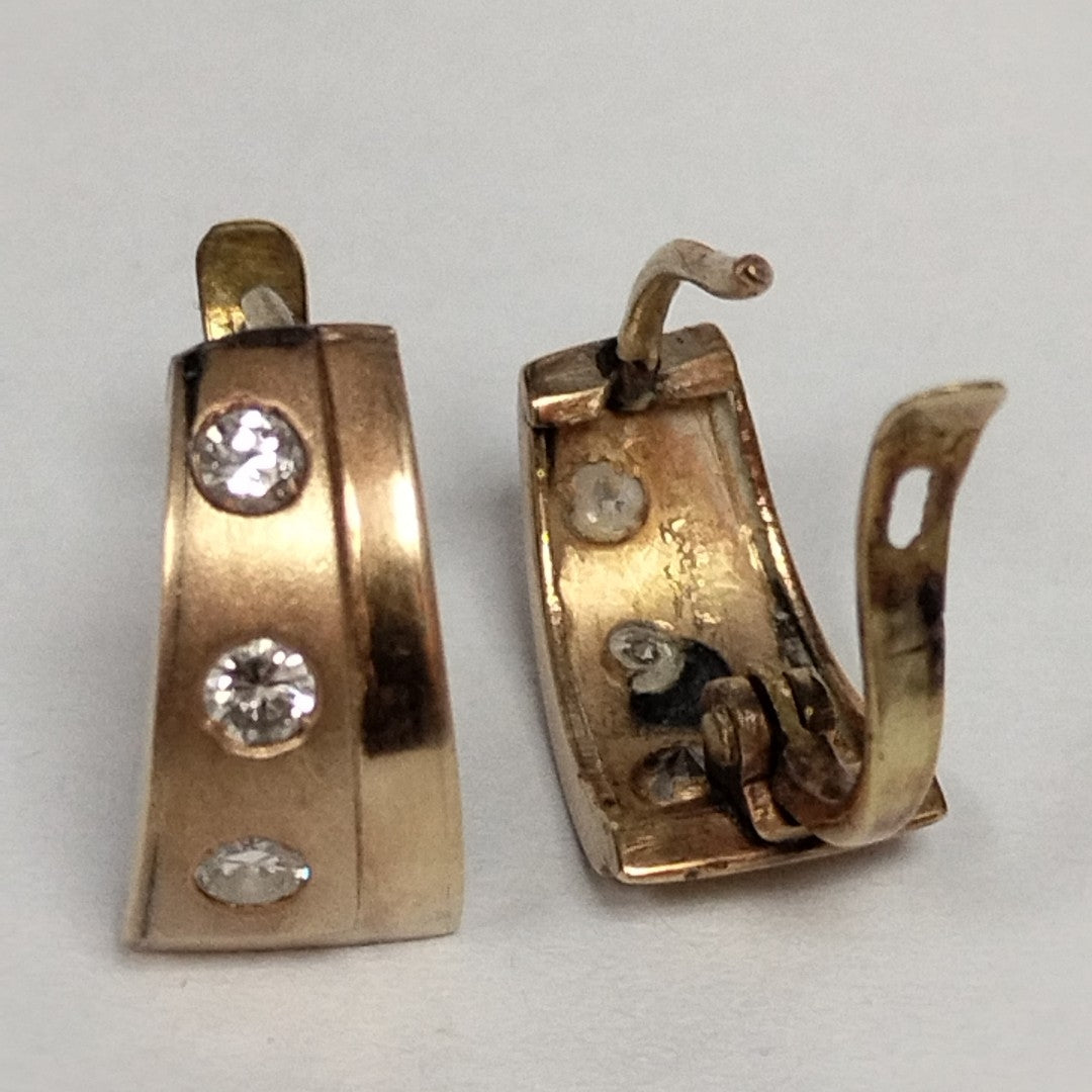 ARETES PAR ORO 14 K 4,20 GRMS (SEMINUEVO)