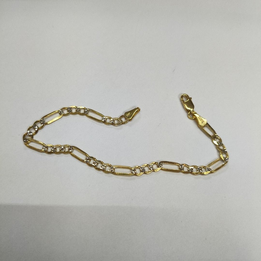 PULSERA 3X1 14K 18 CM 3.9 GR (NUEVO)