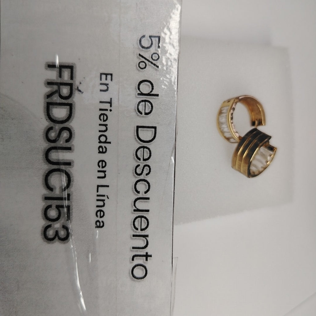 ARRACADAS PAR ORO 10 K 2,70 GRMS (SEMINUEVO)