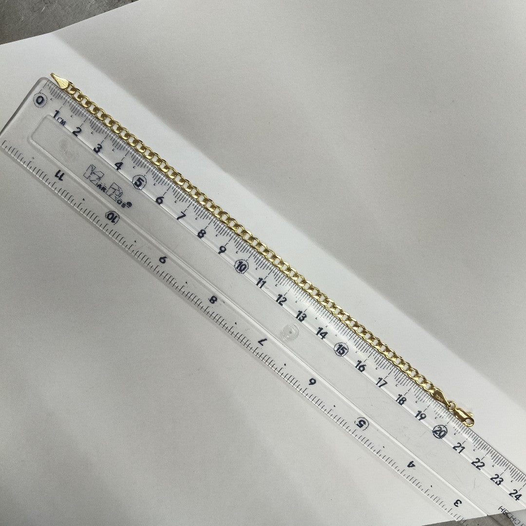 PULSERA BARBADA 14K 21 CM 5 GR (NUEVO)