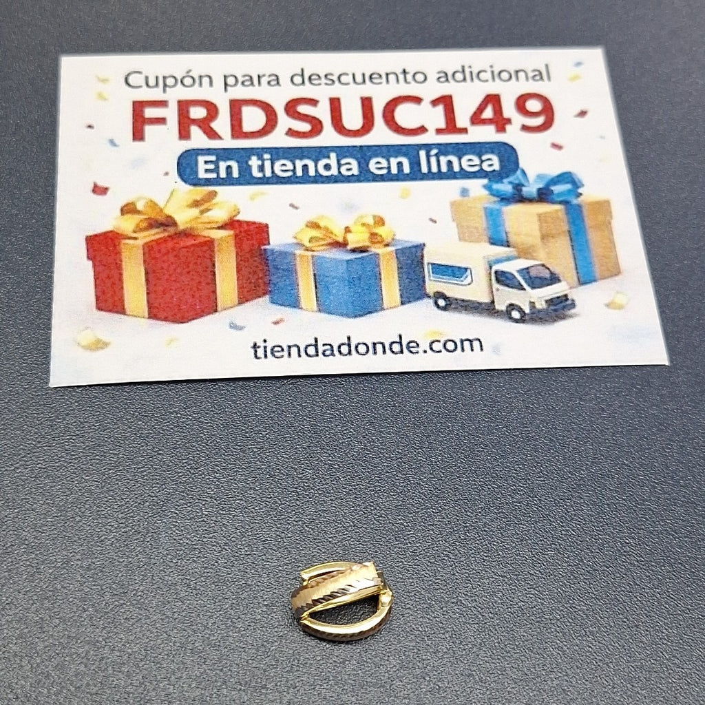 HUGGIES ORO 14K 1.1 (NUEVO)