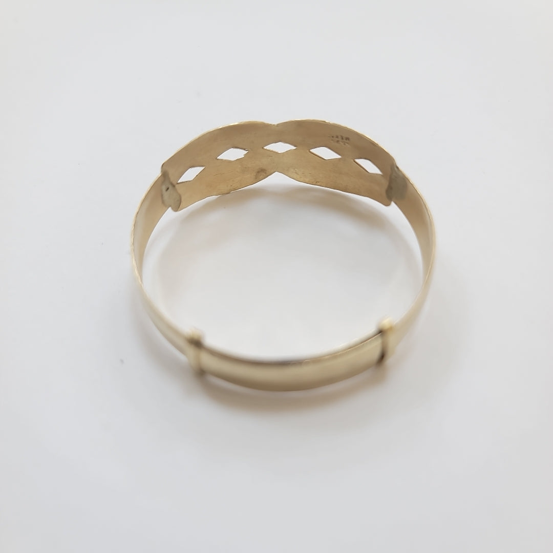 PULSERA RIGIDA ORO 10 K 7.5 GRMS (SEMINUEVO)