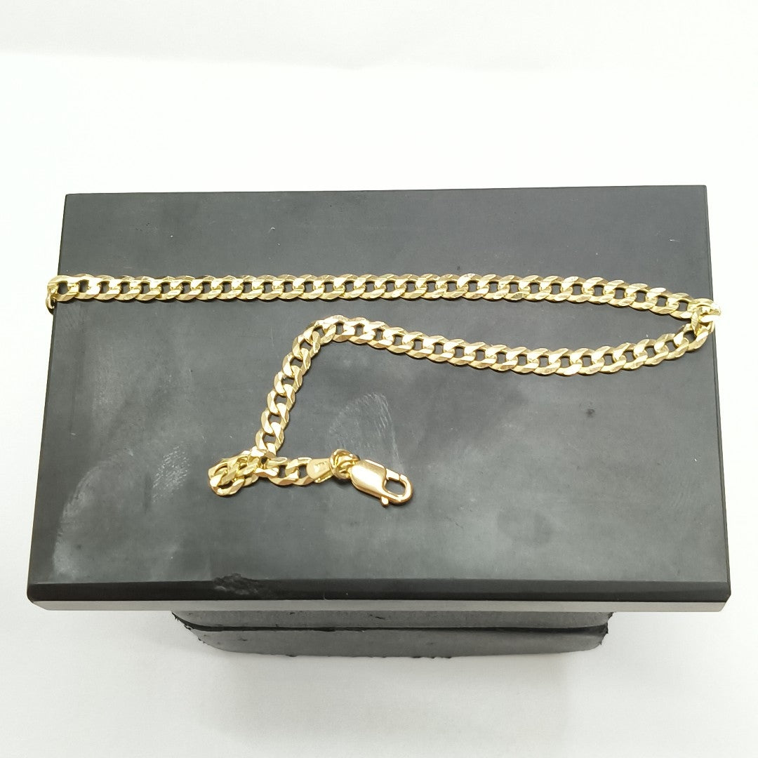 PULSERA BARBADA 14K 21 CM 3.8 GR (NUEVO)