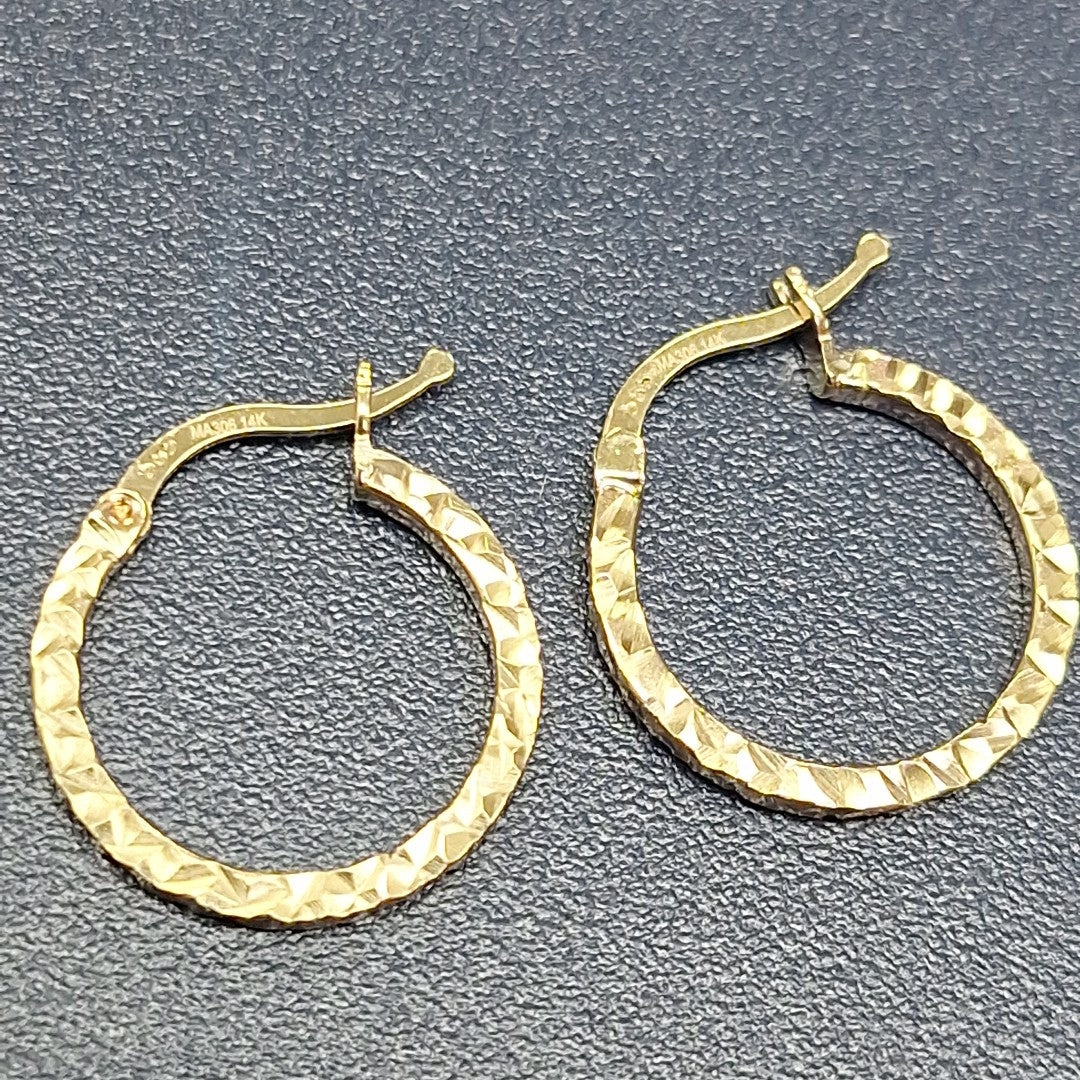 ARRACADAS ORO 14K 1.2 (NUEVO)